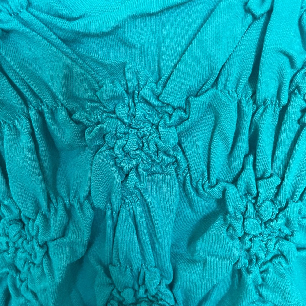 Garnet Hill ruched tank. - Picture 3 of 4